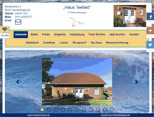 Tablet Screenshot of neuharlingersiel-teetied.de